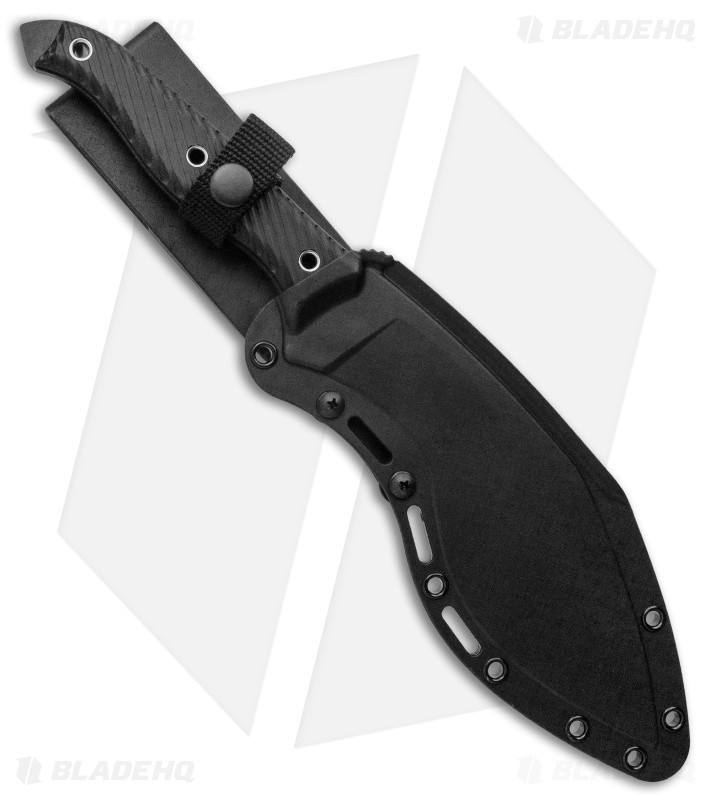 CRKT Clever Girl Kukri Fixed Blade Knife Black G-10 (7.75" Black)