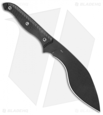 CRKT Clever Girl Kukri Fixed Blade Knife Black G-10 (7.75" Black)