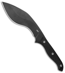 CRKT Clever Girl Kukri Fixed Blade Knife Black G-10 (7.75&quot; Black) | 150452