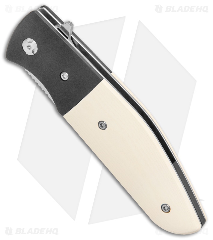 CRKT Curfew - Spring Assisted Knife | White Fiber/Black | Blade HQ