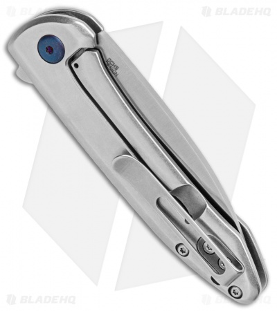 CRKT Delineation Spring Assisted Frame Lock Knife Stainless Steel (3" Satin)