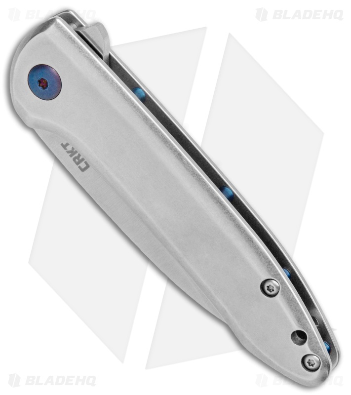 CRKT Delineation Spring Assisted Frame Lock Knife Stainless Steel (3" Satin)