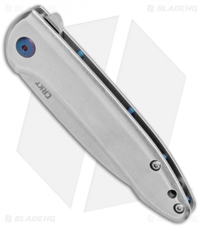 CRKT Delineation Spring Assisted Frame Lock Knife Stainless Steel (3" Satin)