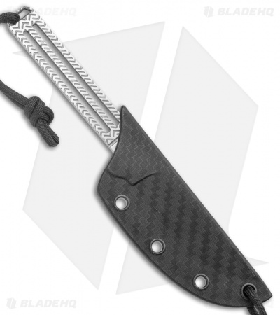 CRKT Testy Fixed Blade Knife Skeletonized Stainless Steel (2.4" Satin)