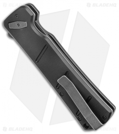 CRKT Inazuma No Ken Dead Bolt Lock Spring Assisted Knife (3.6" Black SW)