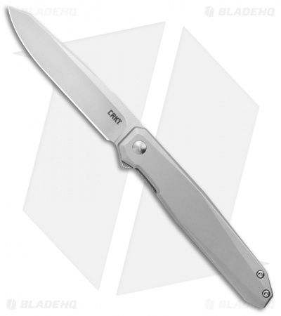 CRKT Ken Onion Facet Frame Lock Spring Assisted Flipper Knife (3.4" Satin)