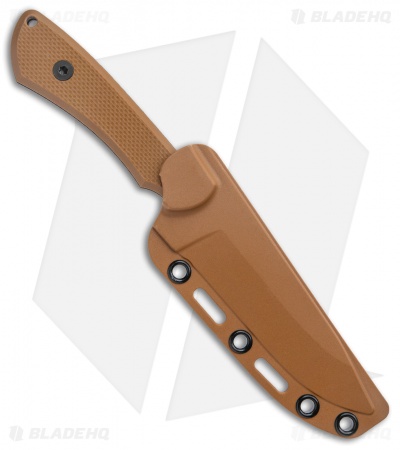 CRKT Ramadi Fixed Blade Knife Coyote G-10 (4.4" Black)