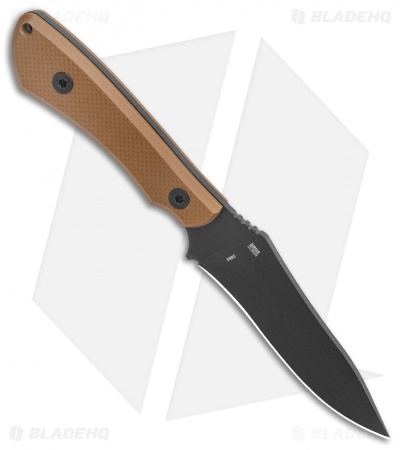 CRKT Ramadi Fixed Blade Knife Coyote G-10 (4.4" Black)