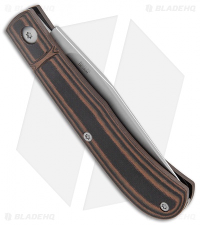 CRKT Rogers Venandi Slip Joint Knife Black/Brown G-10 (3.1" Bead Blast)