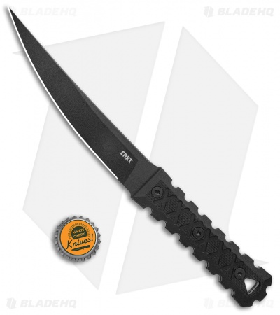 CRKT Williams HZ6 - Fixed Blade Knife | Black G-10 | Blade HQ