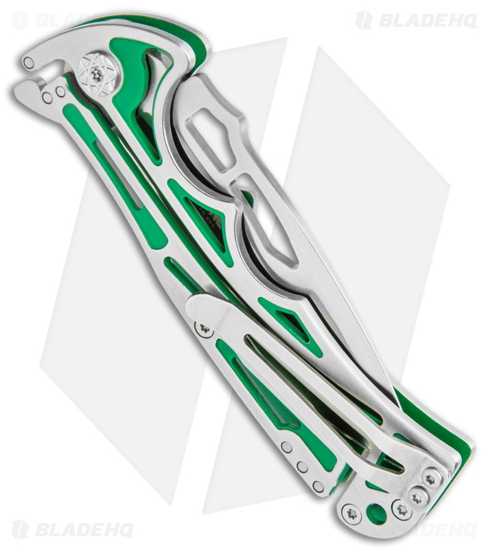 CRKT Nirk Tighe 2 | Green Stainless Steel | Blade HQ