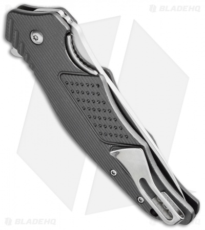 CRKT Ken Onion Outrage Liner Lock Knife Gray Aluminum (3.25