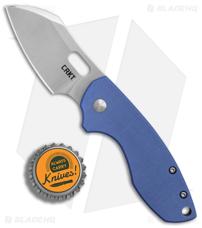 CRKT Pilar Frame Lock Knife Blue G-10 (2.4