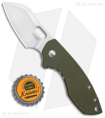 CRKT Pilar - Manual Folding Knife | OD Green G-10 | Blade HQ
