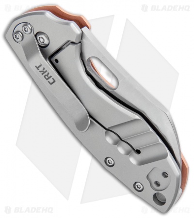 CRKT Pilar Frame Lock Knife Stainless Steel/Copper (2.4" Satin) 5311CU