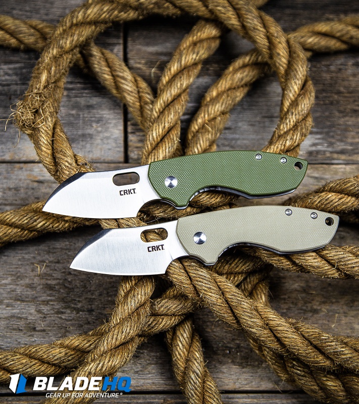 CRKT Pilar Frame Lock Knife Tan G-10 (2.4" Satin D2)