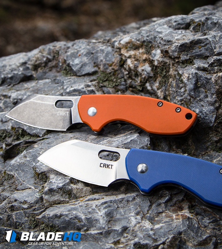 CRKT Pilar Frame Lock Knife Orange G-10 (2.4" Black SW) 5311GKG