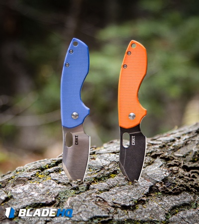 CRKT Pilar Frame Lock Knife Orange G-10 (2.4" Black SW) 5311GKG