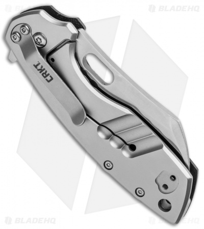 CRKT Pilar Large Frame Lock Flipper Knife Black G-10 (2.62" Satin) 5315G