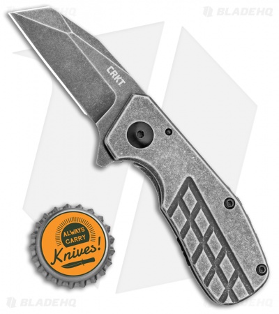 CRKT Razelcliffe Compact Frame Lock Knife Stainless Steel (2.4" Black SW) 4021