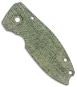 Karbadize CRKT Squid Replacement Scale - Green Linen Micarta