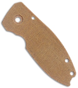 Karbadize CRKT Squid Replacement Scale - Natural Canvas Micarta