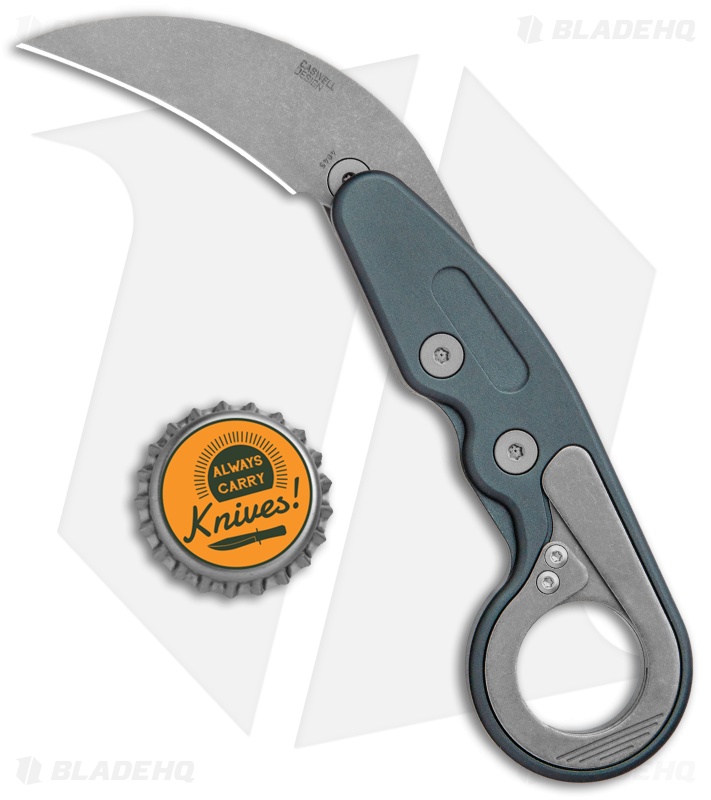 CRKT Provoke Compact Kinematic Morphing Karambit Folding Knife (2.4" Black) 4045
