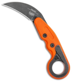 CRKT Provoke Orange Kinematic Morphing Karambit Folding Knife (2.4&quot; Black) 4041O | 130468