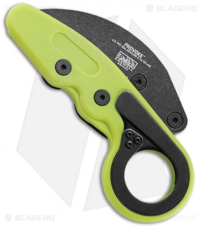 CRKT Provoke Zap Kinematic Morphing Karambit Folding Knife (2.4" Black) 4041G
