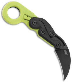 CRKT Provoke Zap Kinematic Morphing Karambit Folding Knife (2.4&quot; Black) 4041G | 130467