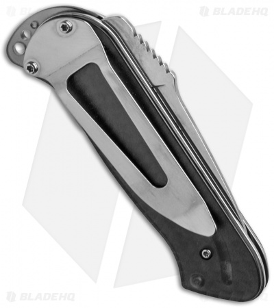 CRKT Rollock Pocket Knife Black Translucent (2.25" Polish) 5202K