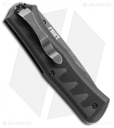 CRKT Ruger Knives Crack Shot: Compact A/O Knife (3.5" Black SW) R1201K