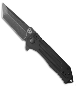 CRKT Ruger Knives 2-Stage Compact Tanto Flipper Knife (3.5" Black SW) R2103K