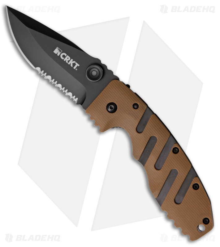 CRKT Ryan Seven Liner Lock Knife Tan (3.5