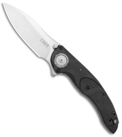 CRKT Linchpin Deadbolt Lock Knife Black G-10 (3.9" Satin) 5405