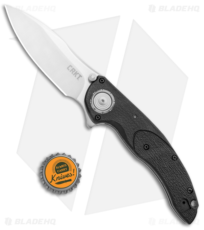 CRKT Linchpin - Manual Folding Knife | Black/Satin | Blade HQ