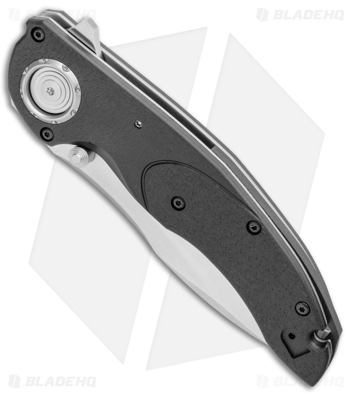CRKT Linchpin Deadbolt Lock Knife Black G-10 (3.9" Satin) 5405