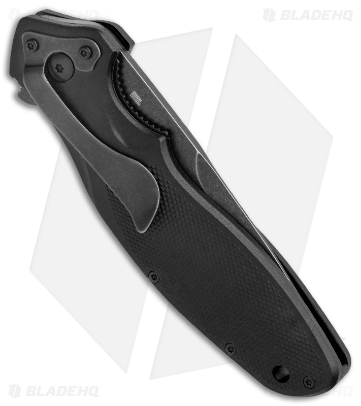 CRKT Shenanigan Spring Assist Knife Black/Veff Serration (3.4" Black SW) K800KKP