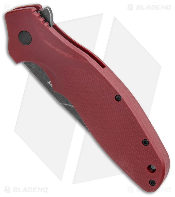 CRKT Shenanigan | Spring Assisted Knife | Maroon + Black SW K800RKP