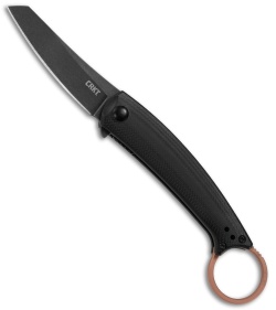 CRKT Ibi Liner Lock Folding Knife Black G-10 (2.75" Black) 7150
