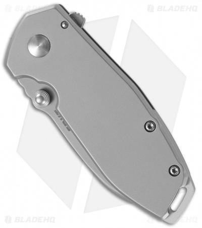 CRKT Burnley Squid Flipper Assisted Opening Knife Silver (2.4" Bead Blast)