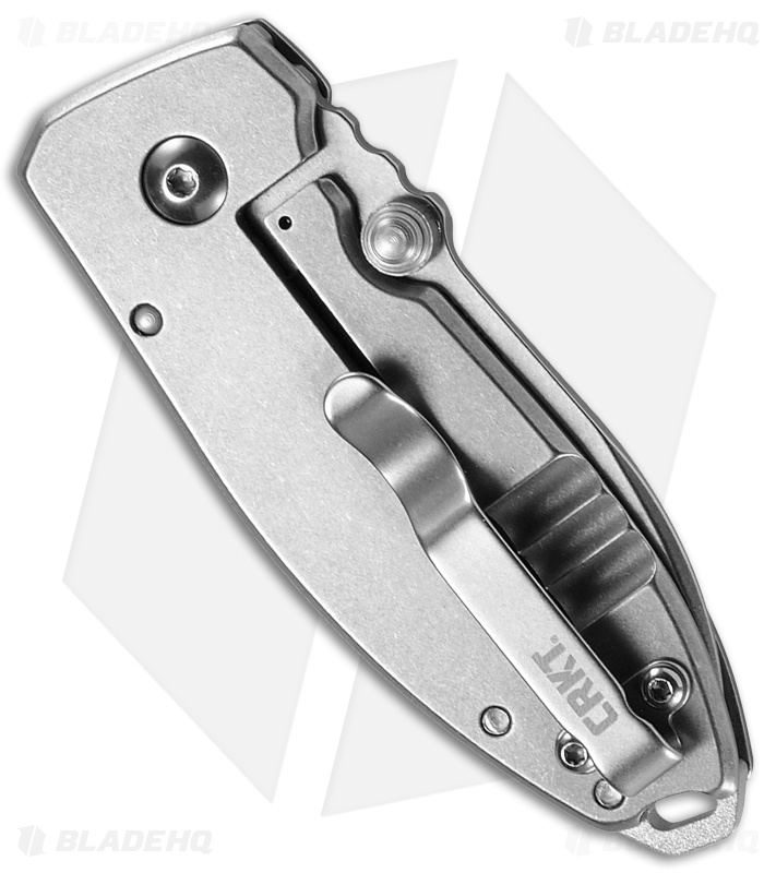 CRKT Burnley Squid Holey Frame Lock Knife (2.25" Stonewash) 2491