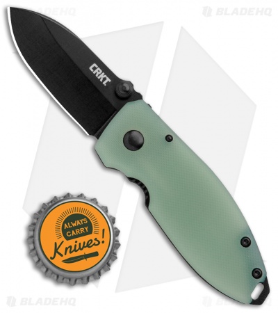 CRKT Burnley Squid Frame Lock Knife Natural G-10 (2.25" Black D2)