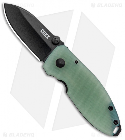 【コンビニ受取対応商品】 Squid Burnley CRKT - HQ Blade | Jade | Knife Lock Frame ハンティングナイフ、狩猟刀