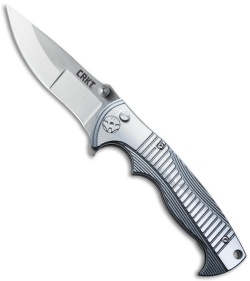 CRKT Tighe Rade Button Lock Knife (3.375" Satin) 5290