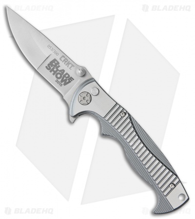 CRKT Tighe Rade Button Lock Knife (3.375" Satin) 5290B *Blade Show 2015