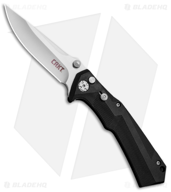 CRKT Tighe Tac Two Clip Point Automatic Knife GRN (3.38