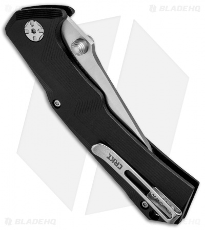 CRKT Tighe Tac Two Tanto Automatic Knife GRN (3.25" Satin) 5235-Conv
