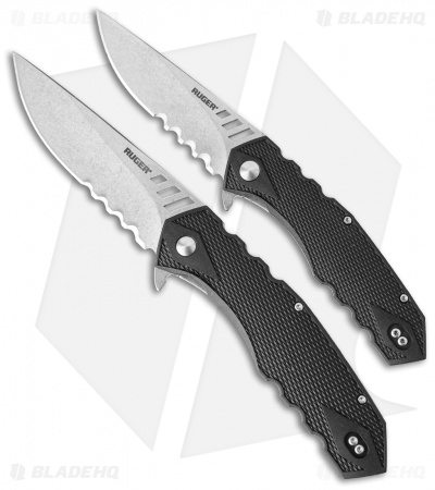 CRKT Ruger Knives Follow-Through Compact Flipper Knife (3.25" SW Serr) R1704