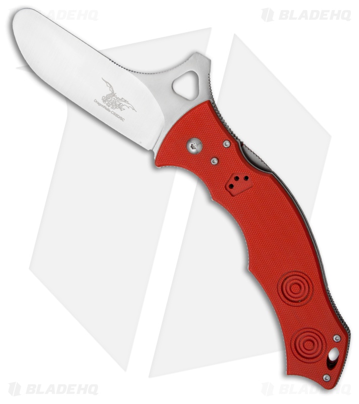 CSSD/SC Bram Frank Magnum Bowie Trainer Drone Red G-10 (3.75" Satin)